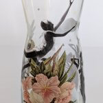 Collage sobre vidrio